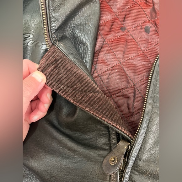 - Faux Leather Moto Jacket size: Large - Picture 7 of 11